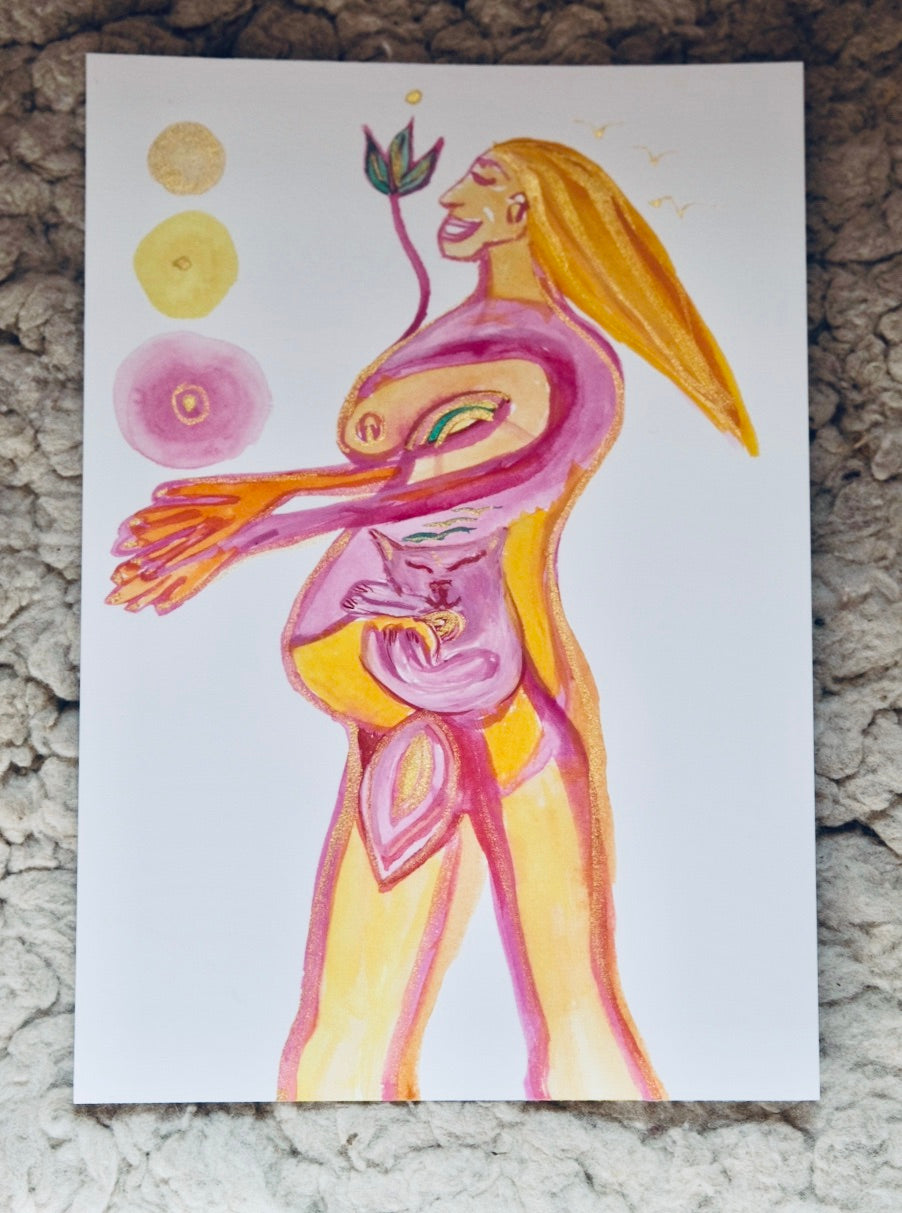 Rainbow Bridge 4 / womb guide cat