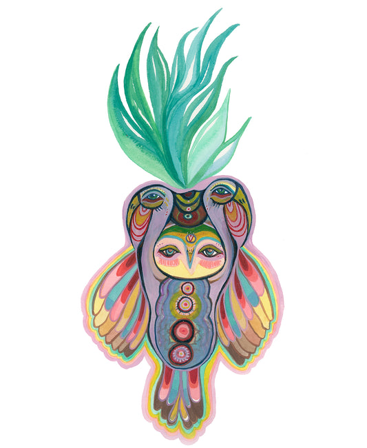 plant spirit owl and bird guides