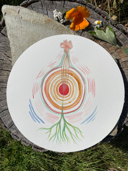 Source of the Rose Mandala Original